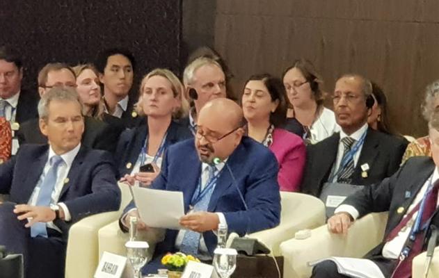 On behalf of the Arab Group Finance Minister Supports World Bank’s Human Capital Project
